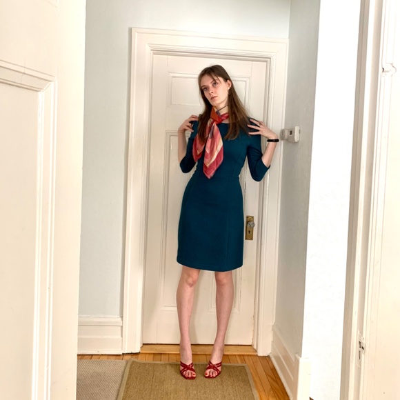 Boden teal dress - Picture 3 of 7